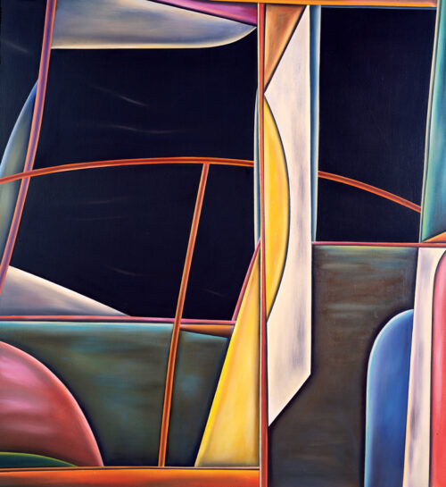 "Exile," Oil on canvas, 52 x 48 inches, 1977
