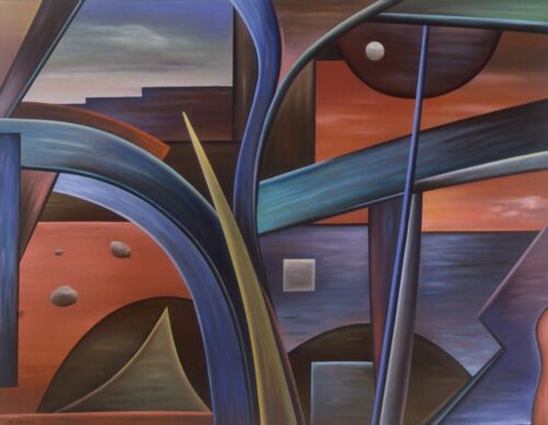 "Hopi," Oil on canvas, 35 x 45 inches, 1995