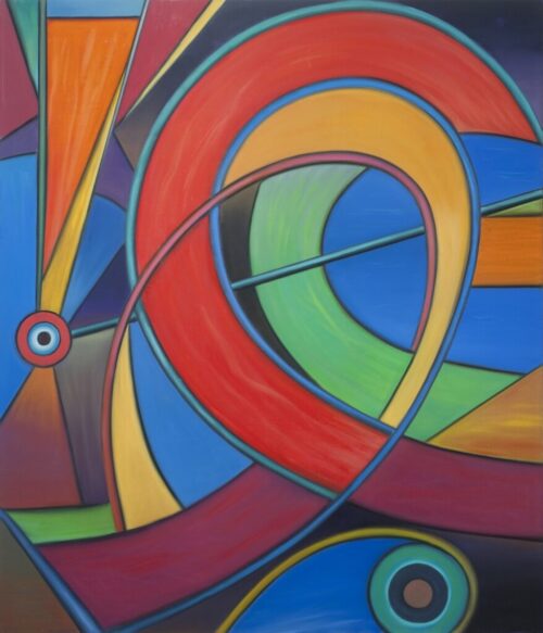 "Charybdis," Oil on canvas, 56 x 48 inches, 2010