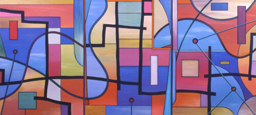 "Florida," Oil on canvas, 60 x 132 inches, Naples, Florida, Private Commission, 2003